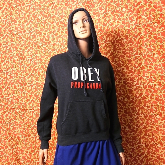 Obey Propaganda Grey Hoodie - Picture 1 of 5